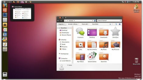 3. ubuntu theme for windows 7