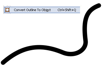 3. cara mengubah outline menjadi objek di coreldraw