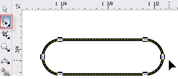 4. cara membuat sudut tumpul di coreldraw