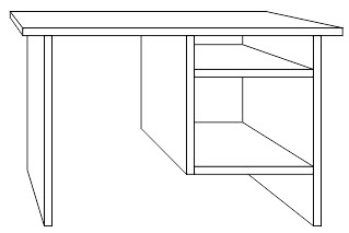 4. cara menggambar meja di coreldraw dengan mudah