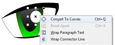 4.20 convert to curves - coreldraw