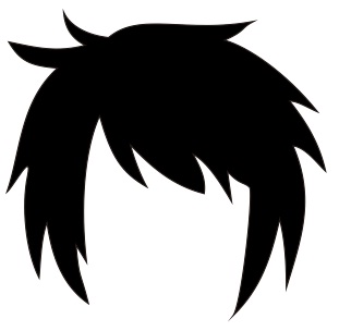 Cara Membuat Rambut  Karakter Anime dan Manga dengan 